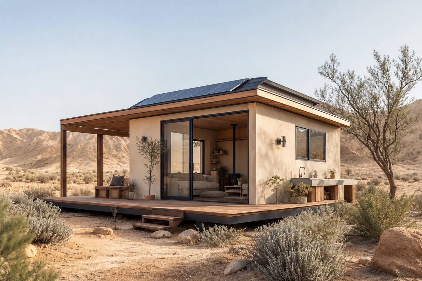 Studio tiny home model